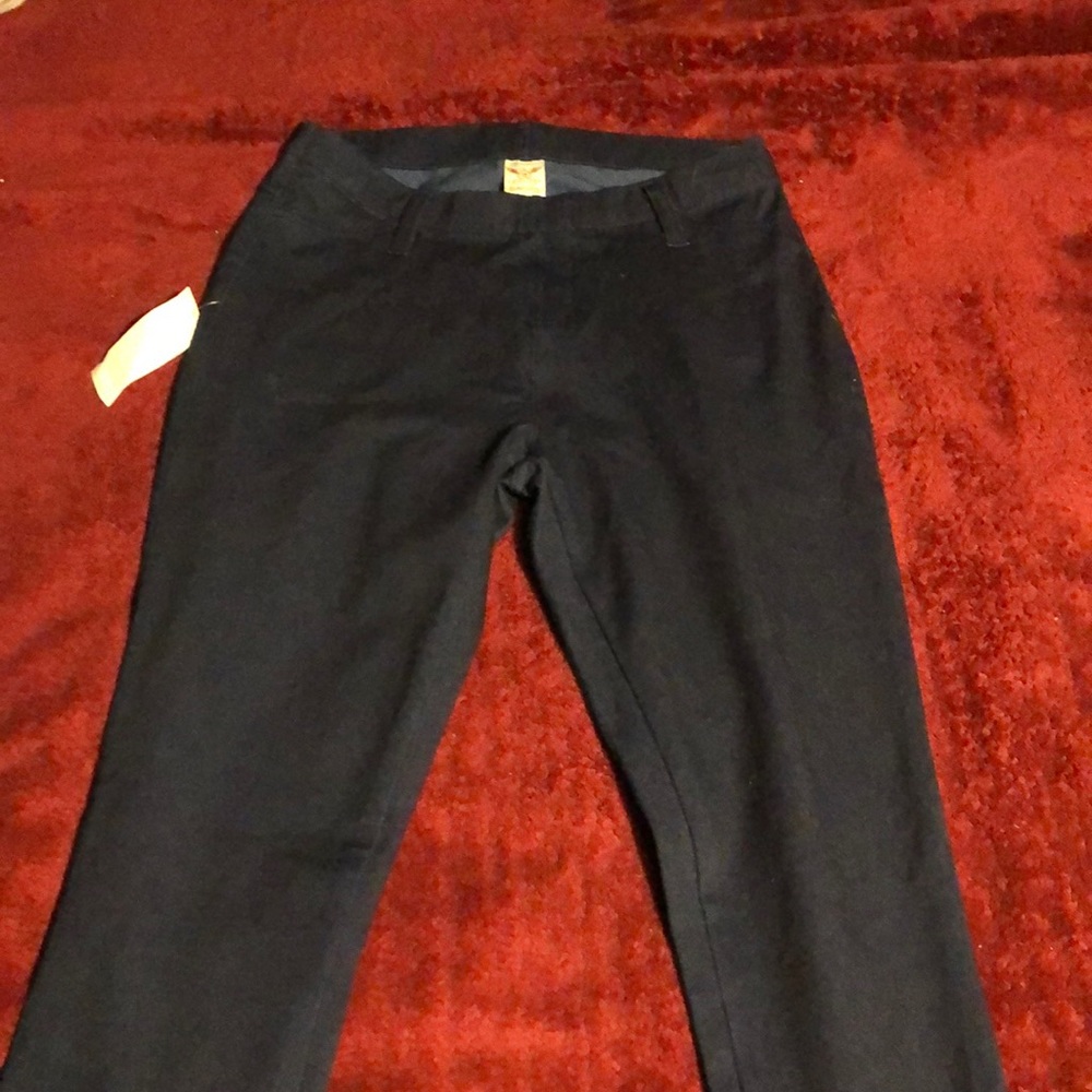 Dark washed jeggings